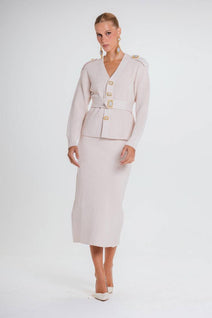 Cardigan Alira - Marfim