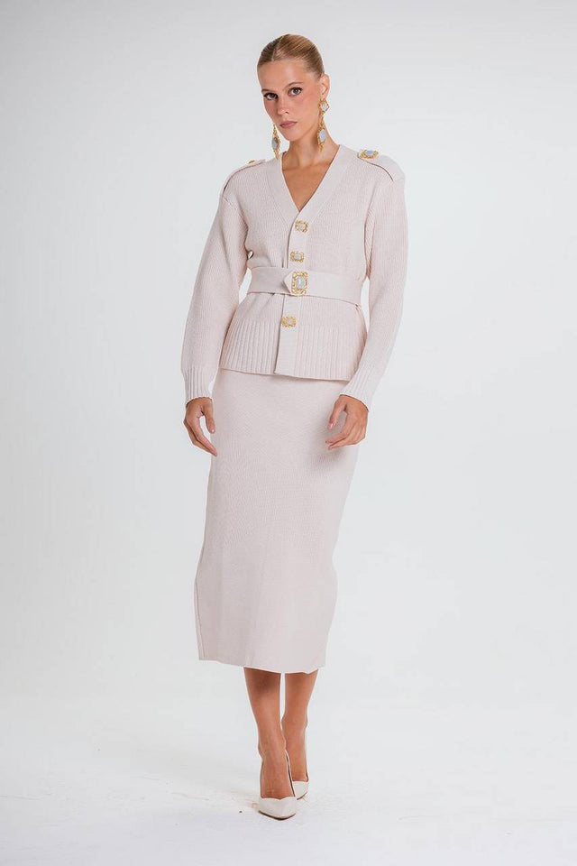 Cardigan Alira - Marfim