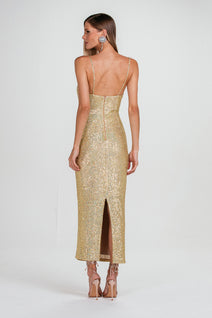 Vestido Keice - Gold
