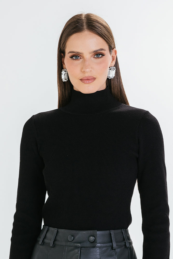 Blusa Tricot Doris - Preto