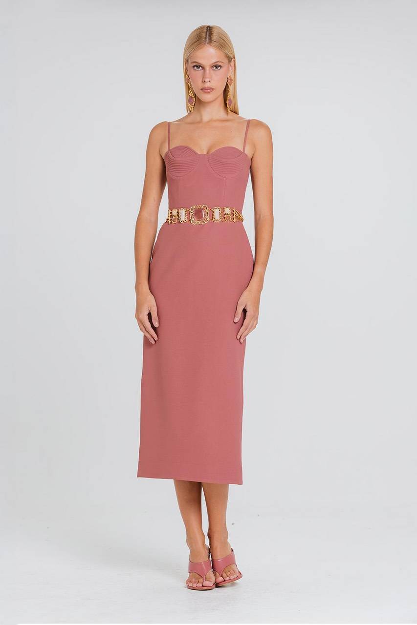 Vestido Iohara - Malva