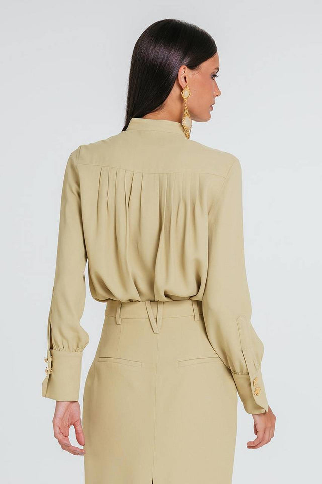 Camisa Duda - Sepia