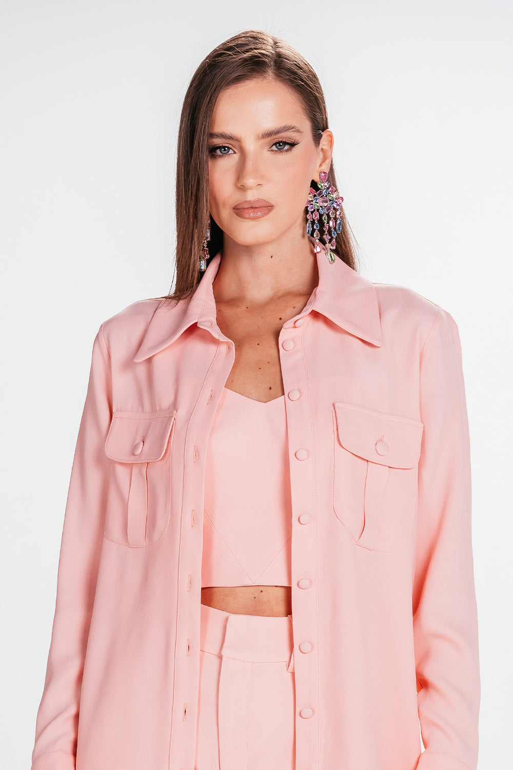 Camisa Samile - Peach
