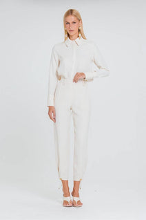 Camisa Delfina - Marfim