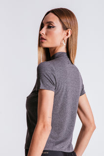 Blusa Vic - Chumbo