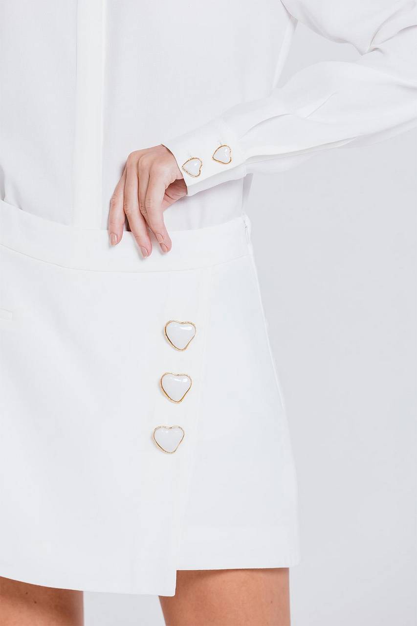 Short Saia Circe - Off White
