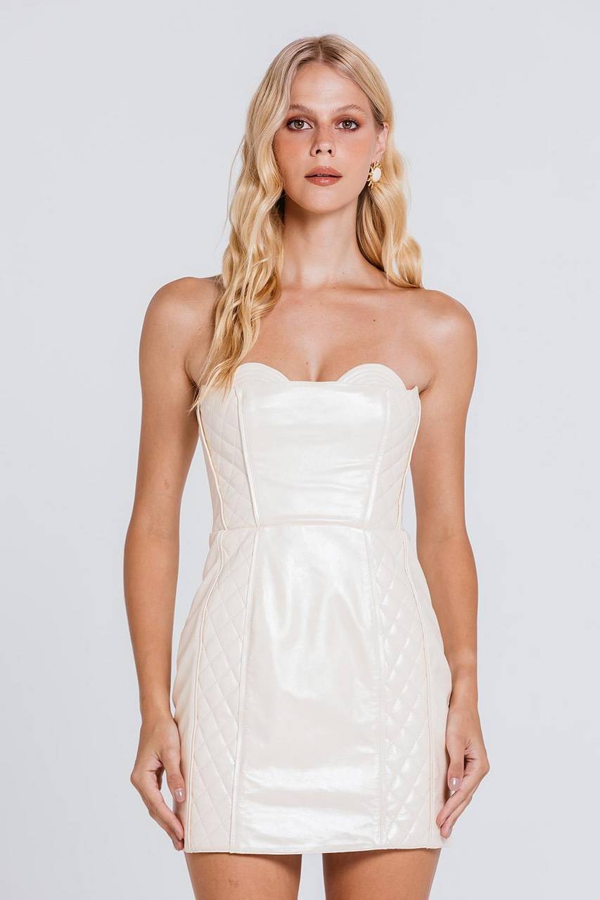 Vestido Lara - Areia
