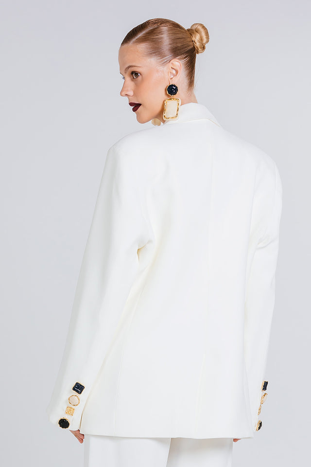 Blazer Bordon - Vanilla