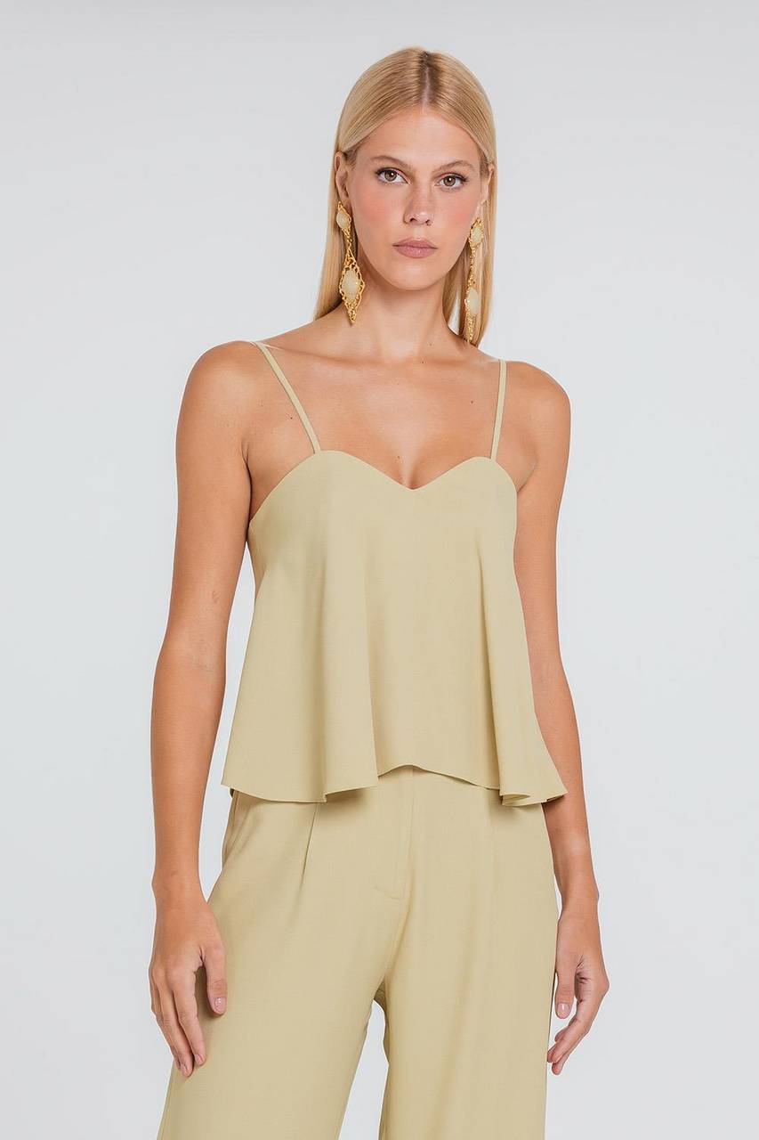 Top Estela - Sepia
