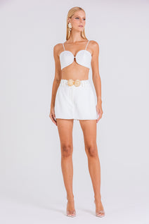 Short Saia Solange - Pistache
