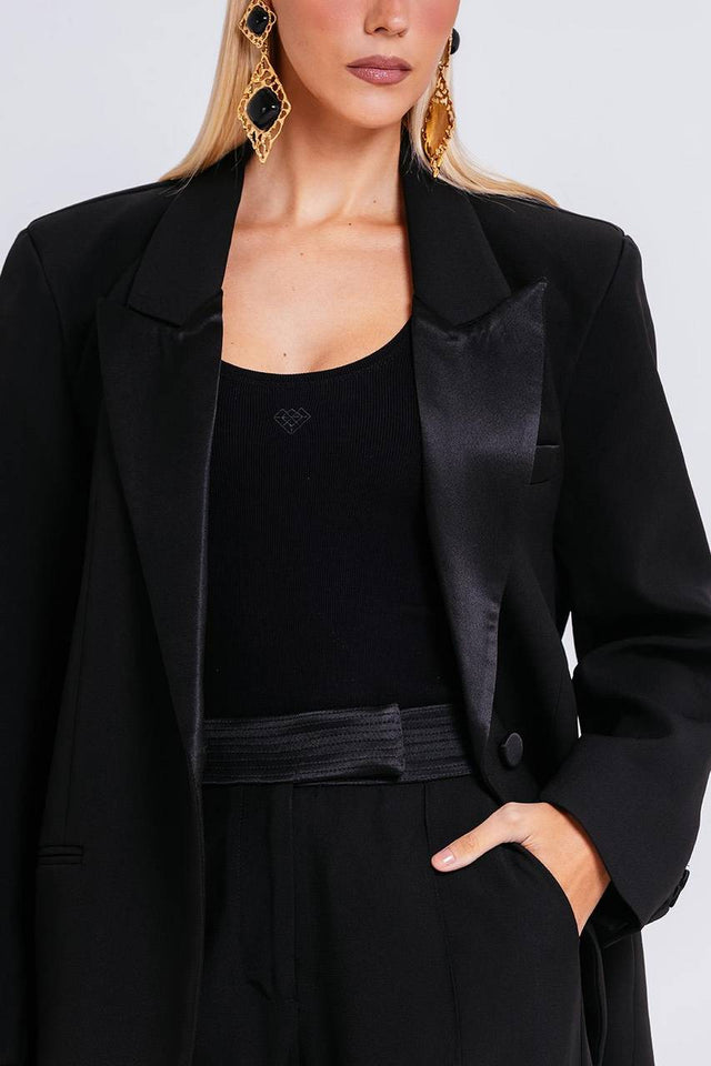 Blazer Lorena - Preto