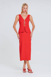 Vestido Cindy - Rouge
