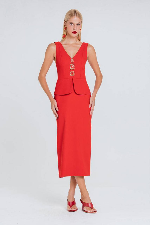 Vestido Cindy - Rouge