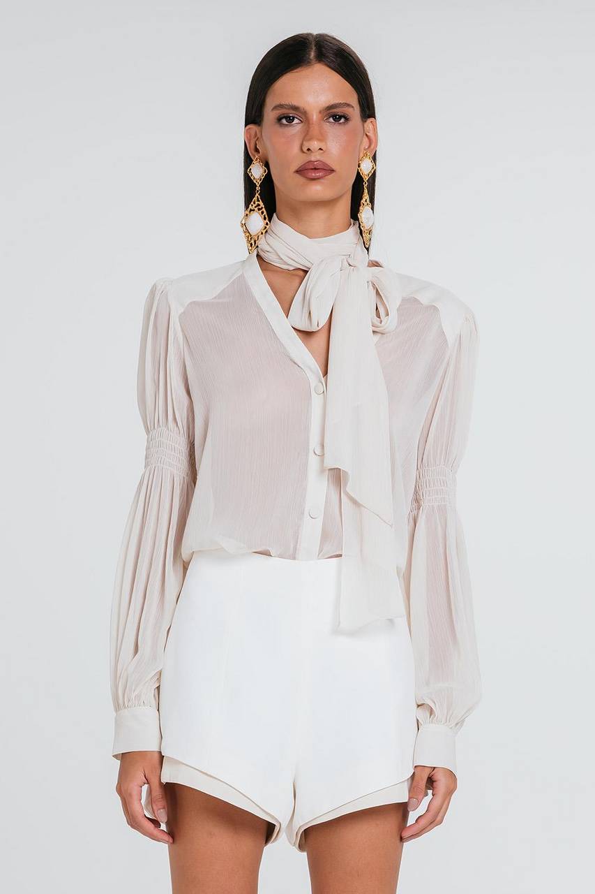 Camisa Suzana - Marfim