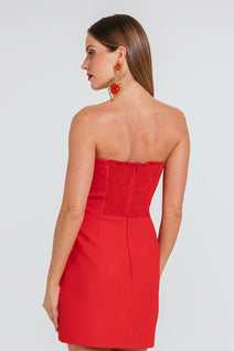 Vestido Liora - Rouge