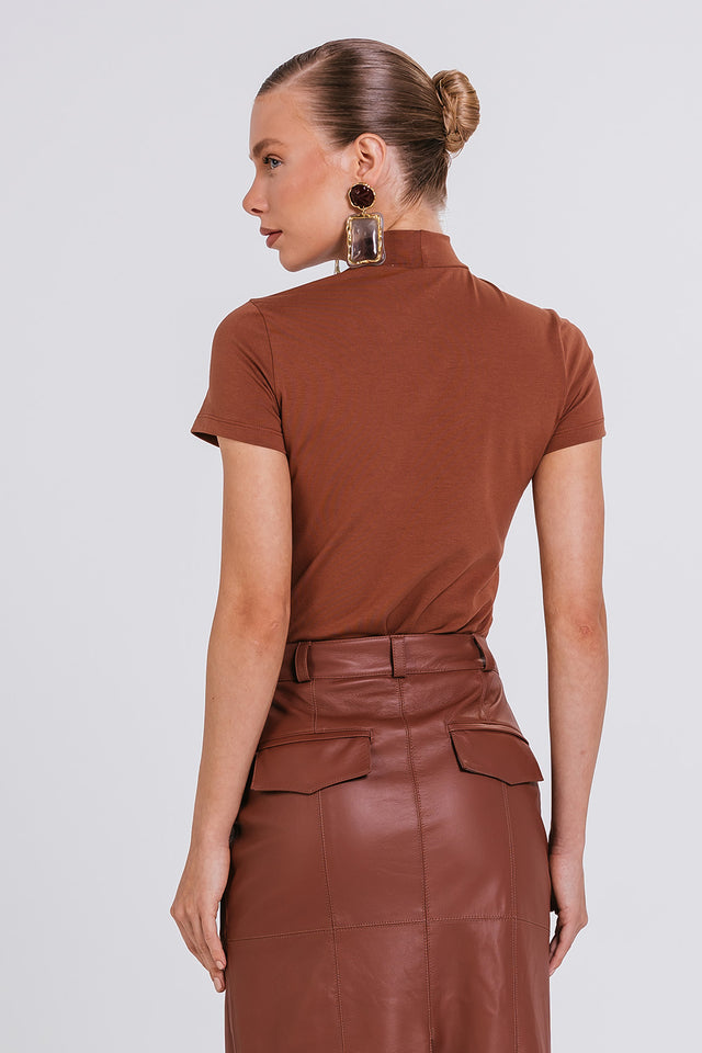 Blusa Vic - Chocolate