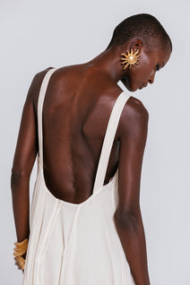 Vestido Capri - Areia