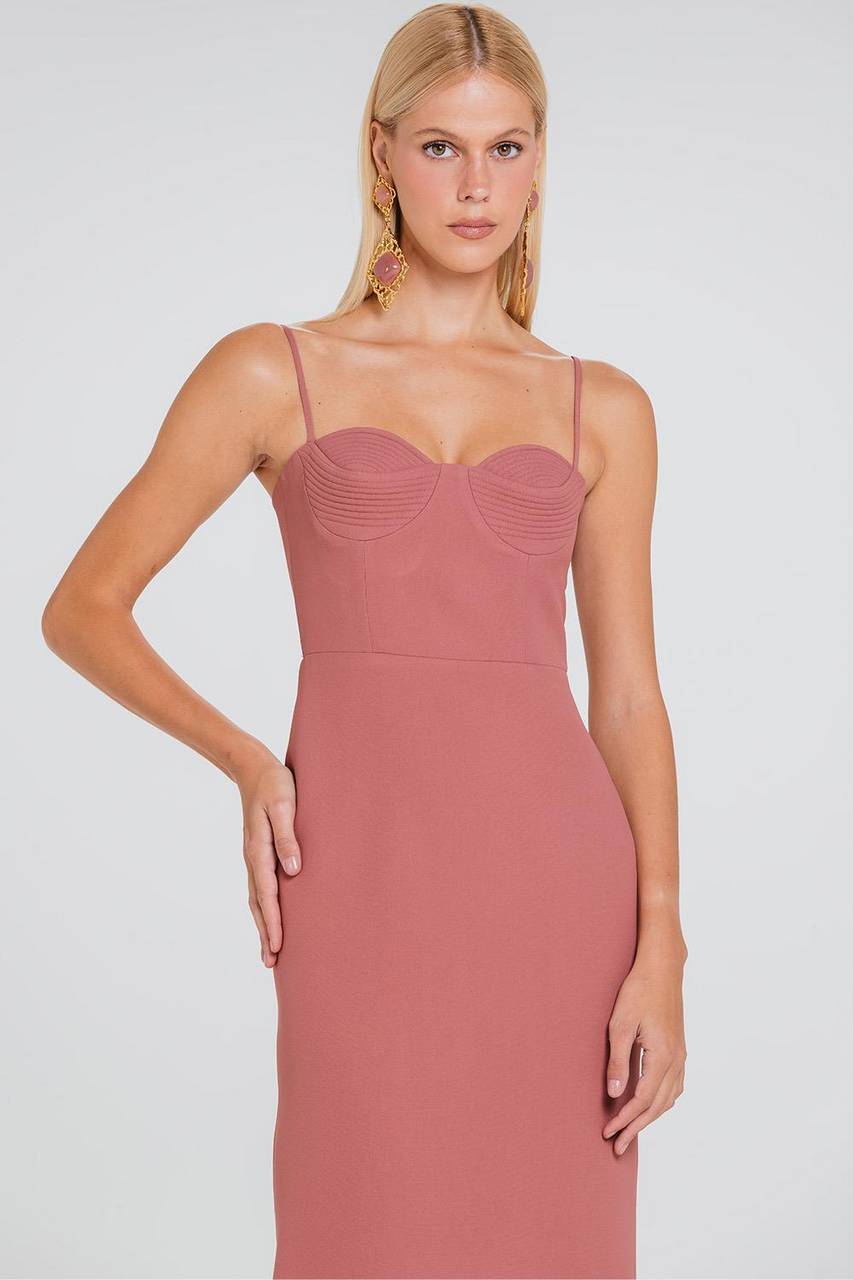 Vestido Iohara - Malva