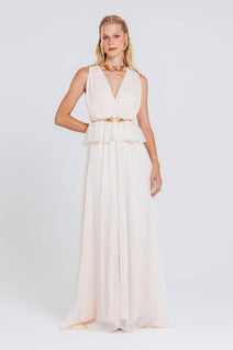 Vestido Medusa - Areia