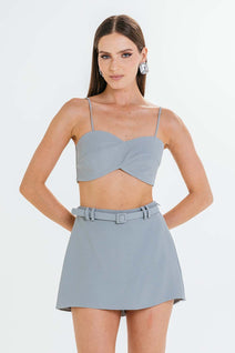 Short Saia Isabeli - Sage