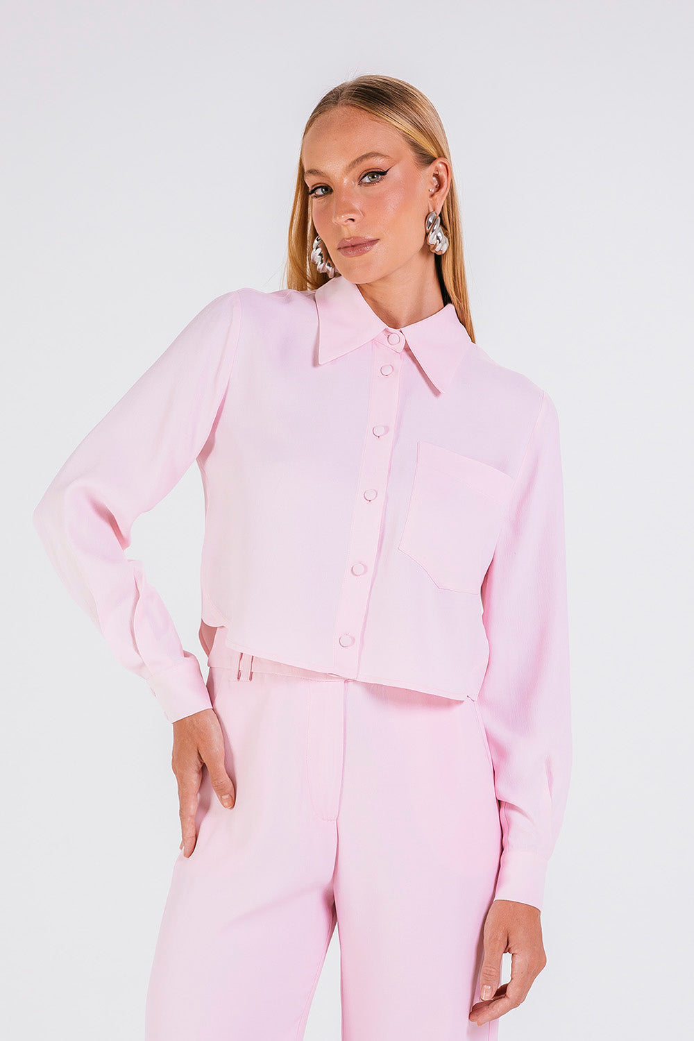 Camisa Bru - Blush