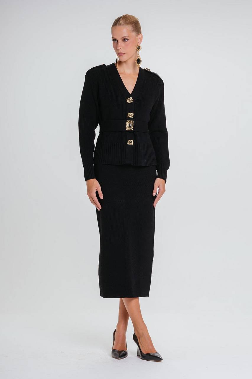 Cardigan Alira - Preto