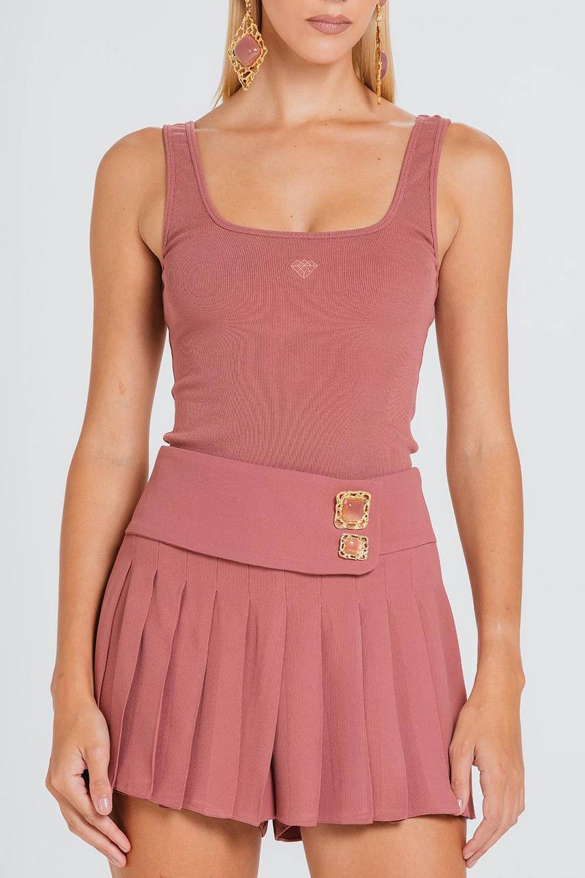 Short Saia Madelaine - Malva