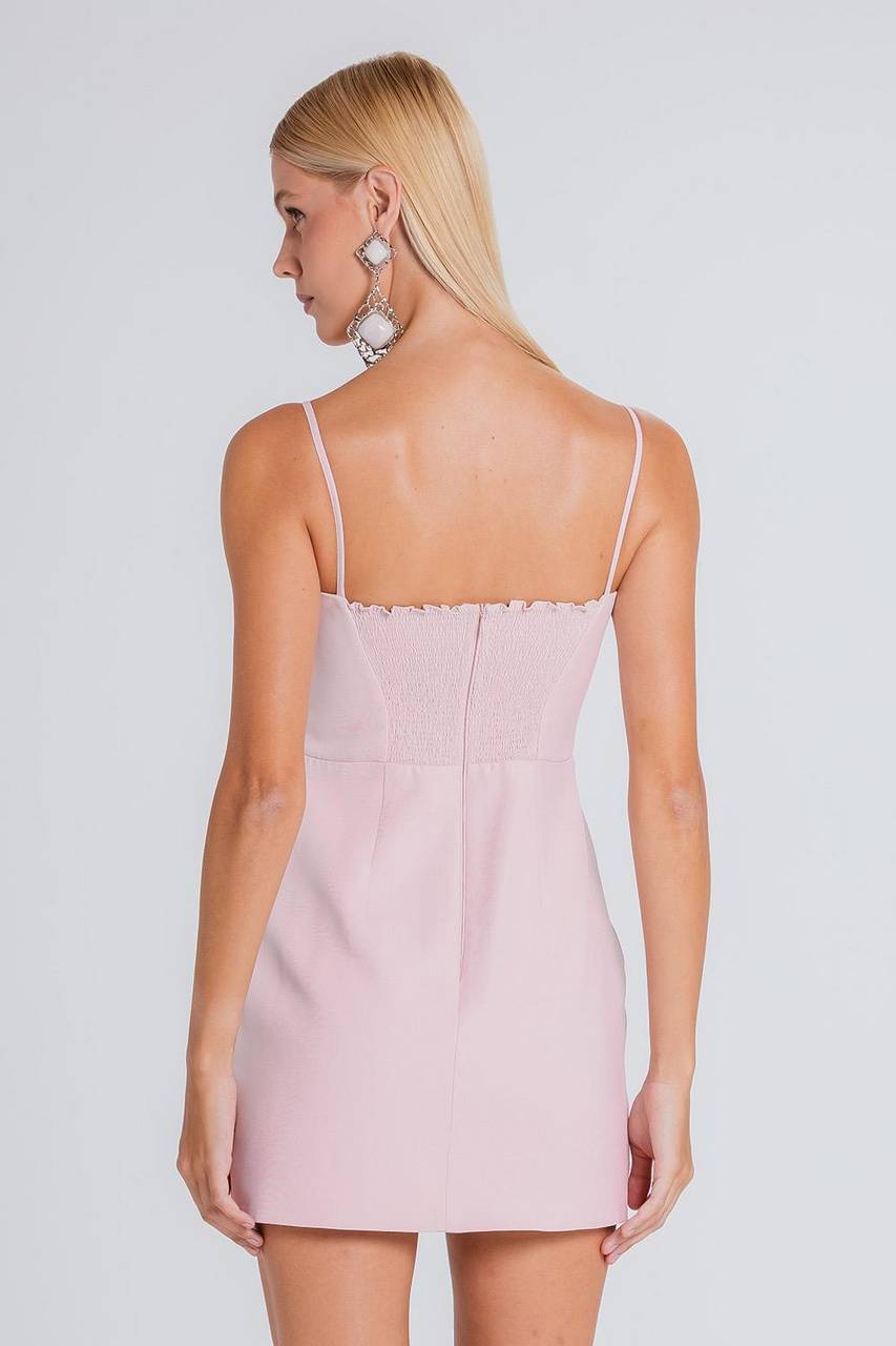 Vestido Corina Bicolor - Pancake/preto
