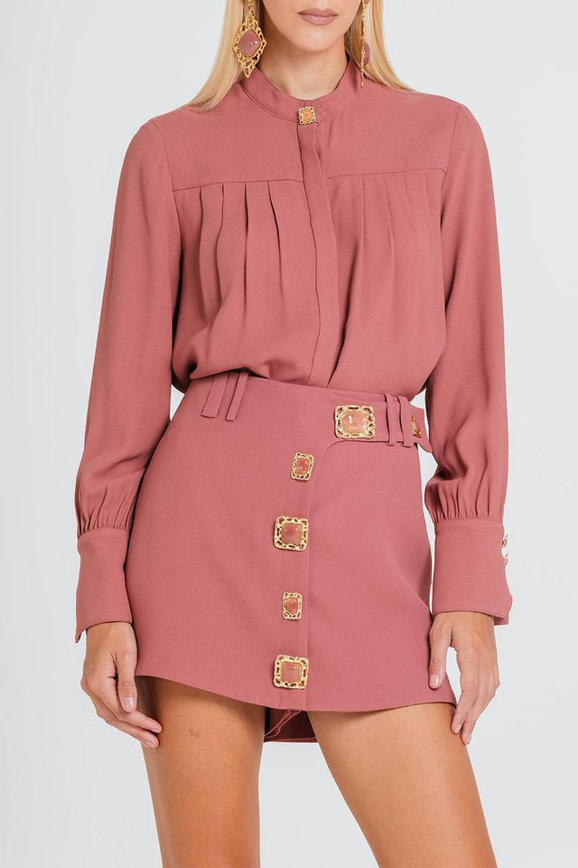 Short Saia Cleo - Malva
