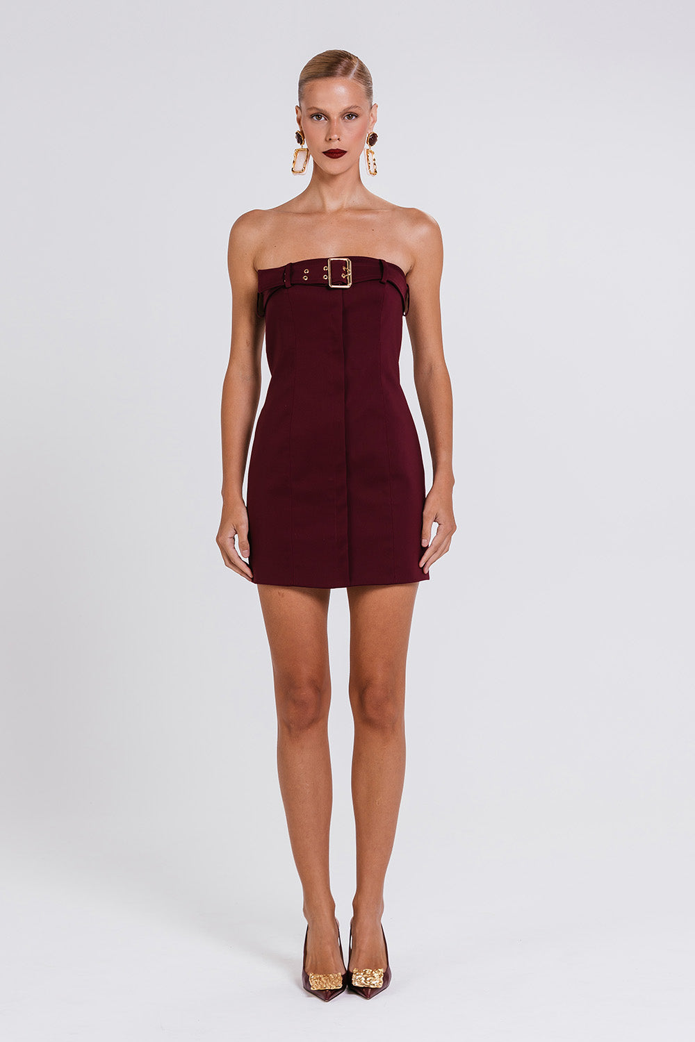Vestido San - Cabernet