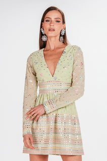 Vestido Emanuela - Pistache