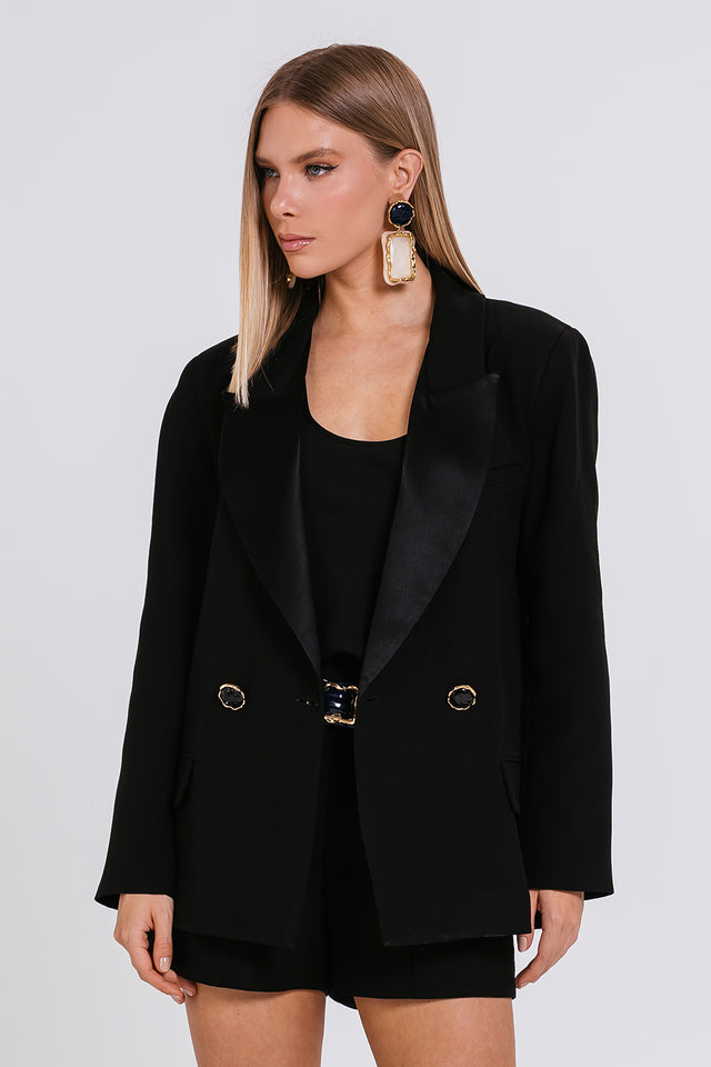 Blazer Ninita - Preto