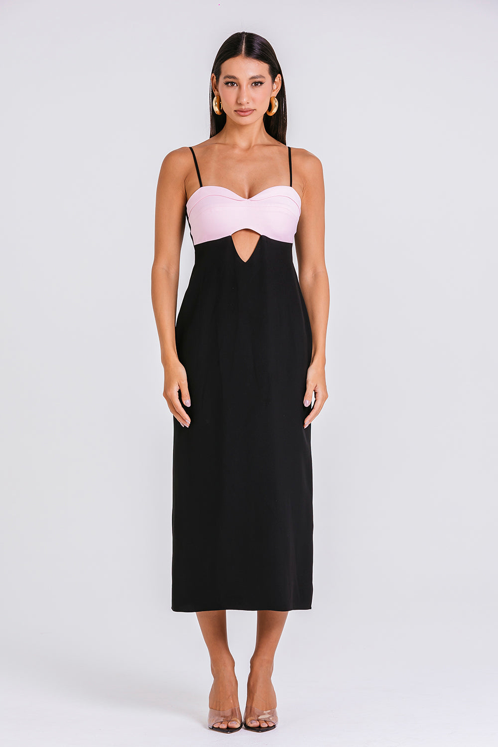 Vestido Virginia - Preto/blush