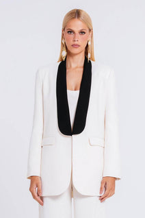 Blazer Lizie - Marfim/preto