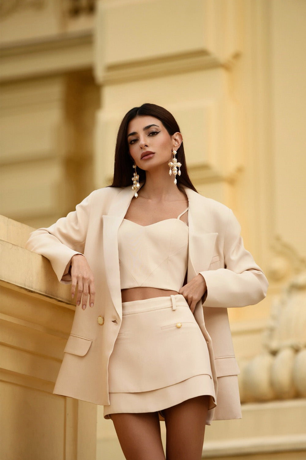 Short Saia Cora - Latte