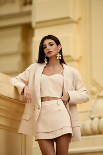 Short Saia Cora - Latte