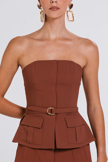 Top Mariana - Chocolate
