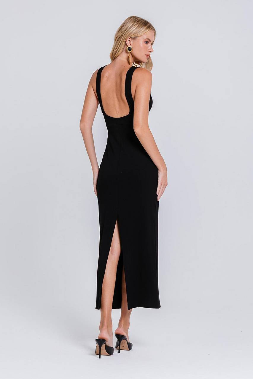 Vestido Evangeline - Preto