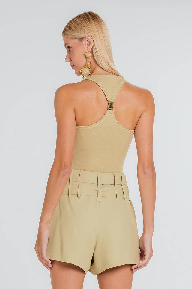 Short Saia Cali - Sepia