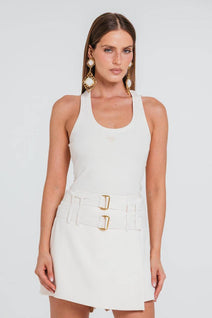 Short Saia Cali - Marfim