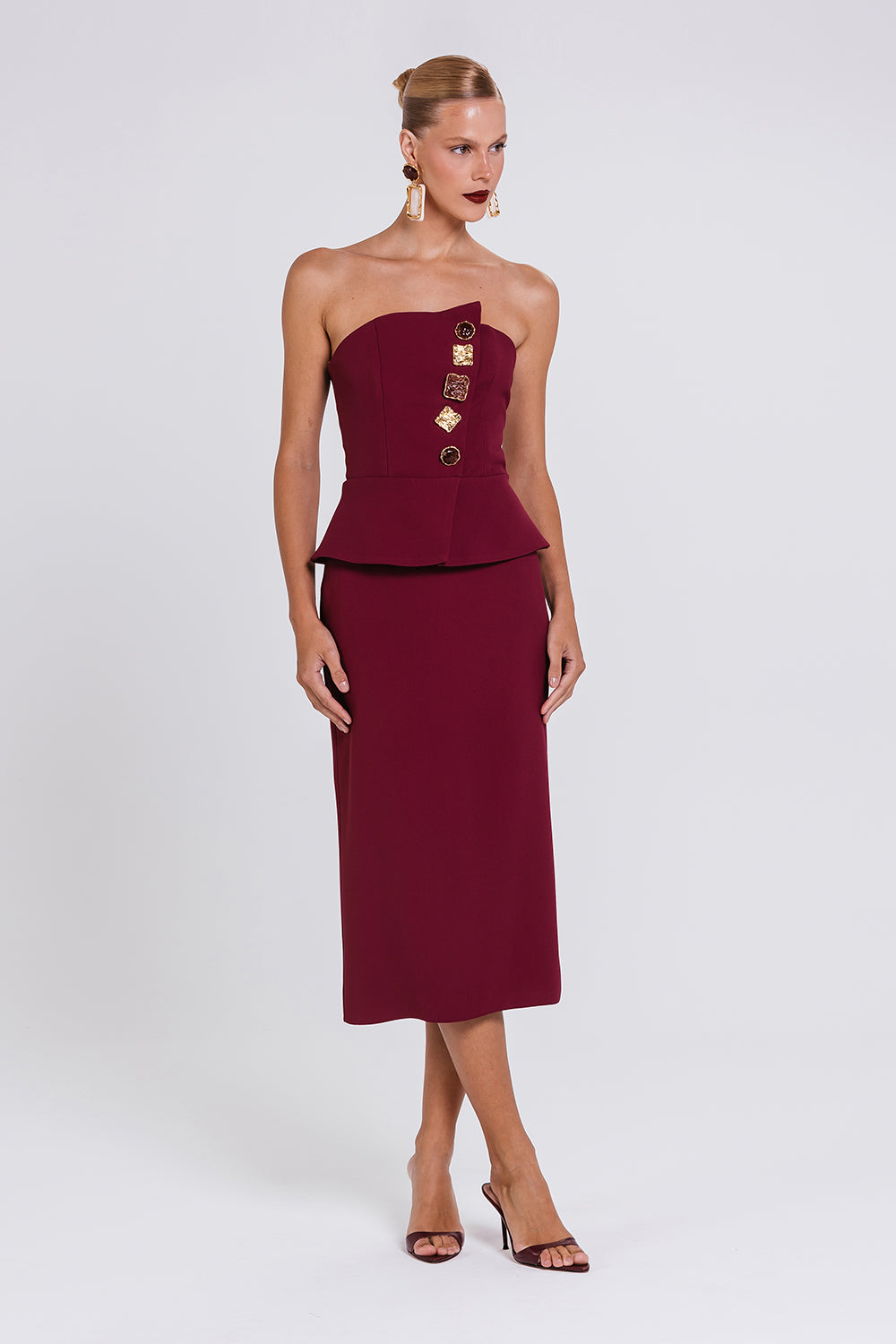 Vestido Ane - Cabernet