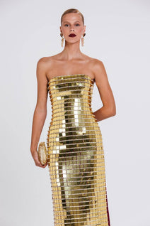Vestido Sensy - Gold