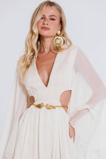 Vestido Atlanta - Areia