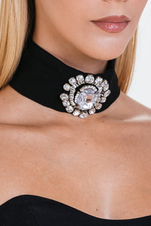 Chocker Cristal - Preto