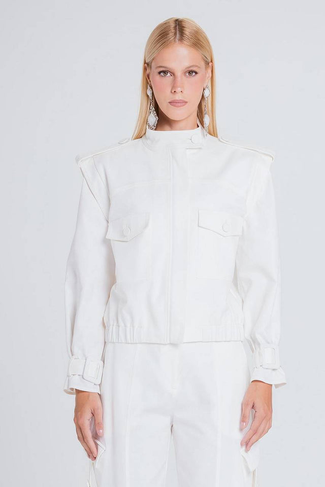 Jaqueta Teca - Off White