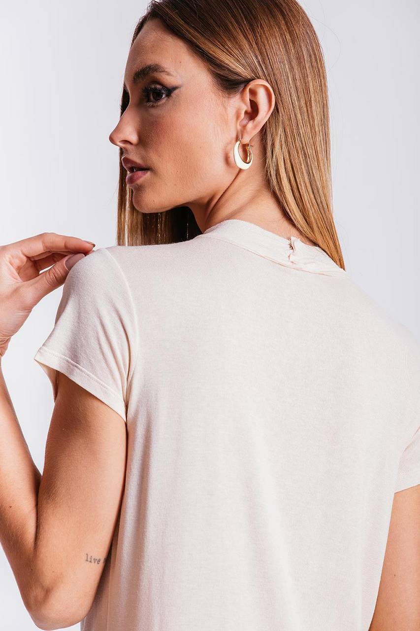 T-shirt Ana - Areia
