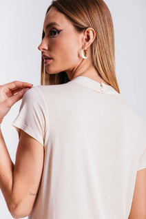 T-shirt Ana - Areia
