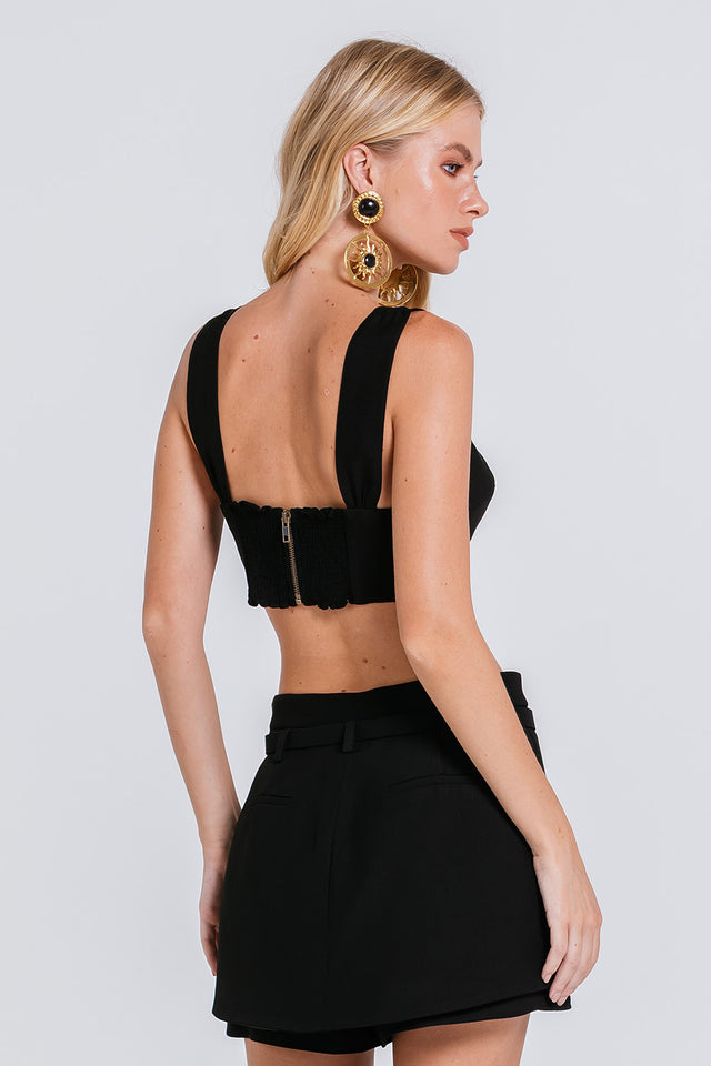 Short Saia Florence - Preto