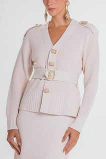 Cardigan Alira - Marfim