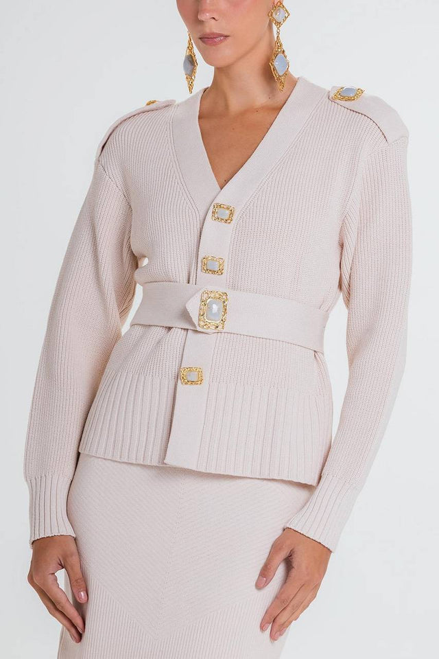 Cardigan Alira - Marfim